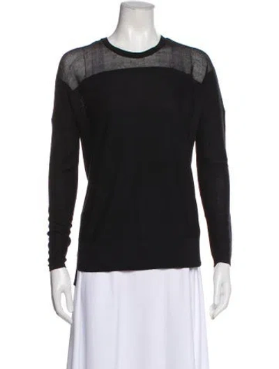 Pre-owned Helmut Lang Crew Neck Sweater In Black