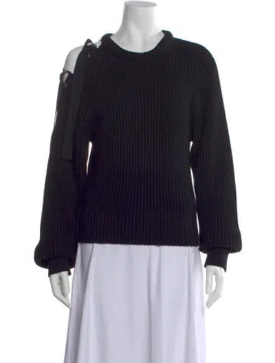 Pre-owned Helmut Lang Crew Neck Sweater In Black