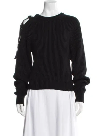 Pre-owned Helmut Lang Crew Neck Sweater In Black
