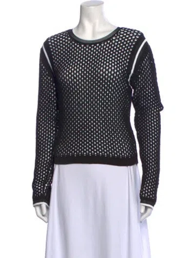 Pre-owned Helmut Lang Crew Neck Sweater In Black