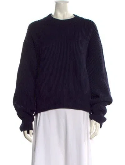 Pre-owned Helmut Lang Crew Neck Sweater In Blue