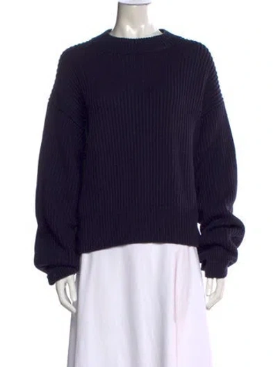 Pre-owned Helmut Lang Crew Neck Sweater In Blue