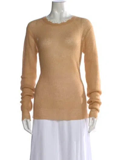 Pre-owned Helmut Lang Crew Neck Sweater In Brown