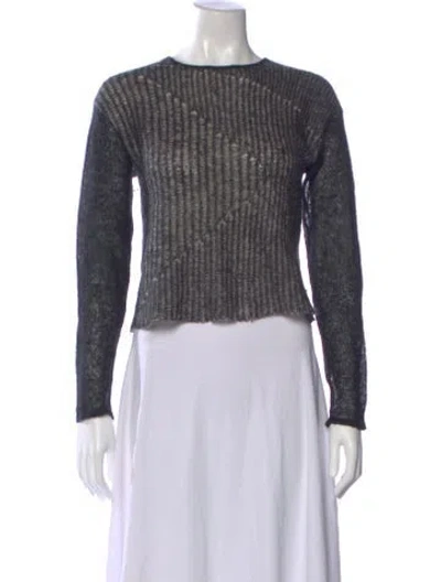Pre-owned Helmut Lang Crew Neck Sweater In Gray