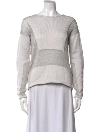 Pre-owned Helmut Lang Crew Neck Sweater In Grey
