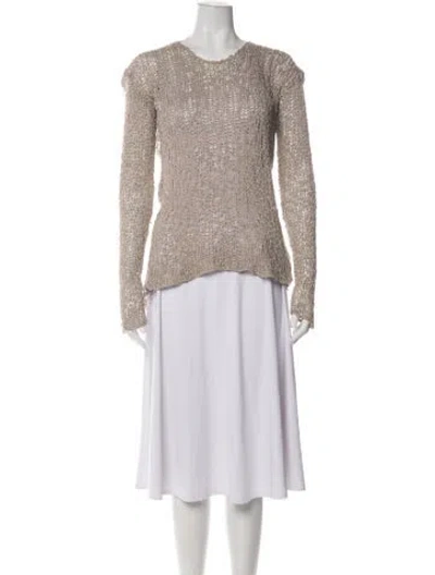 Pre-owned Helmut Lang Crew Neck Sweater In Neutral