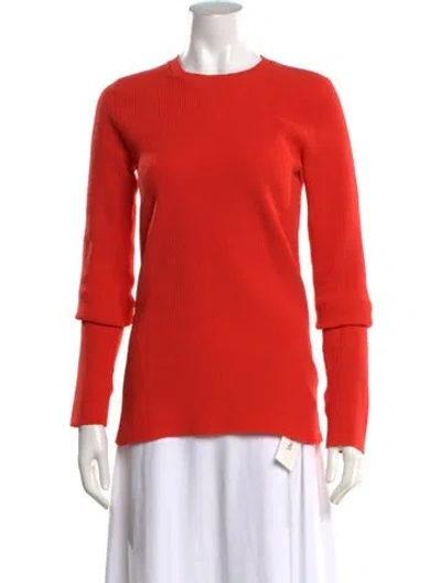 Pre-owned Helmut Lang Crew Neck Sweater In Orange