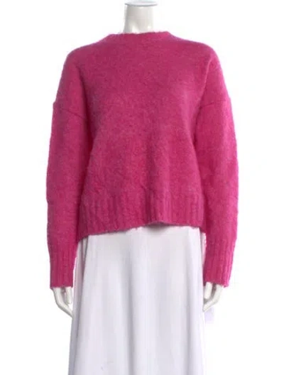 Pre-owned Helmut Lang Crew Neck Sweater In Pink