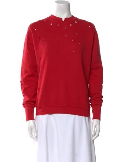 Pre-owned Helmut Lang Crew Neck Sweater In Red