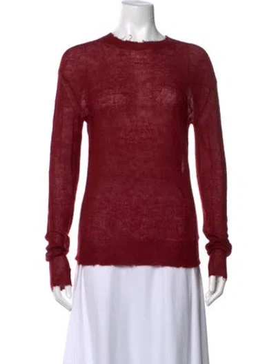 Pre-owned Helmut Lang Crew Neck Sweater In Red