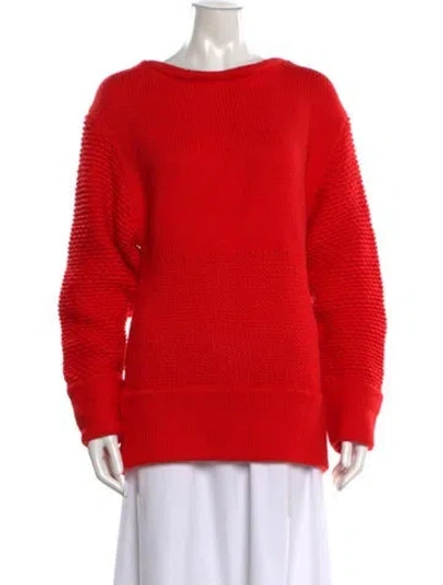 Pre-owned Helmut Lang Crew Neck Sweater In Red