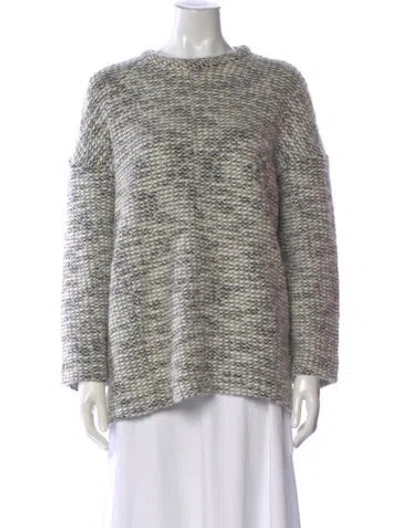 Pre-owned Helmut Lang Crew Neck Sweater In White