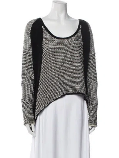 Pre-owned Helmut Lang Crew Neck Sweater In White