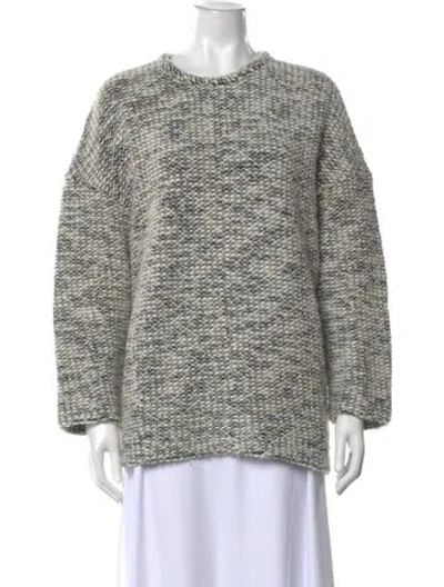 Pre-owned Helmut Lang Crew Neck Sweater In White