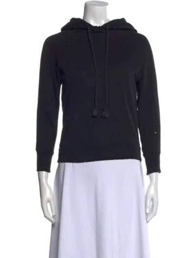 Pre-owned Helmut Lang Crew Neck Three-quarter Sleeve Sweatshirt In Black