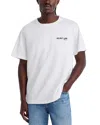 Helmut Lang Ski Map Graphic T-shirt In White