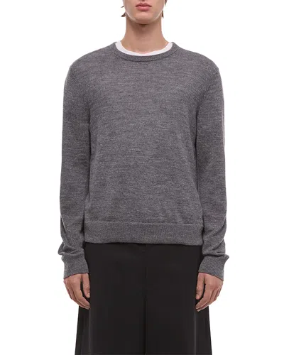 Helmut Lang Crewneck Sweater In Gray