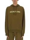 Helmut Lang Crewneck Sweatshirt With Bold Logo Detail
