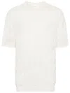 HELMUT LANG CRINKLED WOOL T-SHIRT