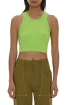 Helmut Lang Crop Rib Tank