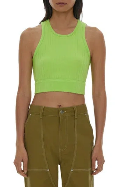Helmut Lang Crop Rib Tank