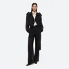Helmut Lang Short Cocoon Trench Coat In Black