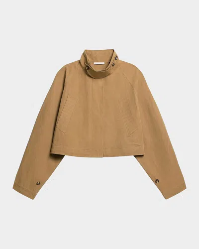 Helmut Lang Cropped Trench Jacket In Trnch
