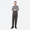 Helmut Lang Cropped Zoot Pants In Grey Melange