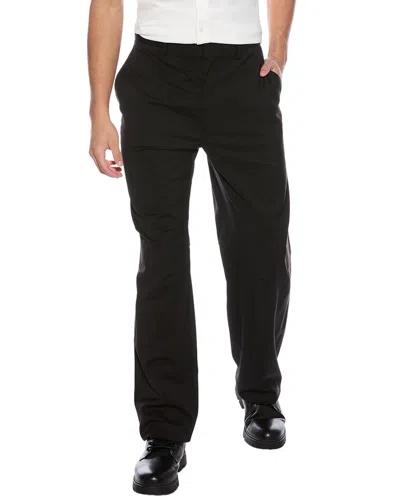 Helmut Lang Curve Car Wool Trouser In Black