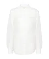 Helmut Lang Curved Bubblewrap Shirt In White
