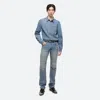 Helmut Lang Curved Classic Denim Shirt In Tinted Mid