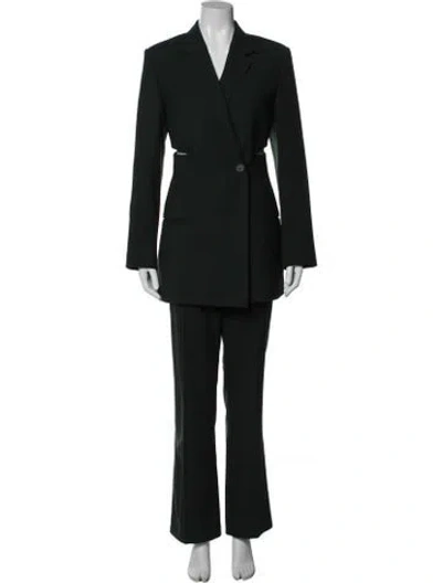 Pre-owned Helmut Lang Cutout Accent Pantsuit In Green