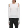 Helmut Lang Cutout Crewneck Sweater