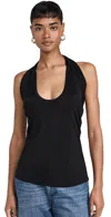 Helmut Lang Black Convertible Tank Top In Black