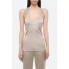 Helmut Lang Dancer Top In Dune - V0z