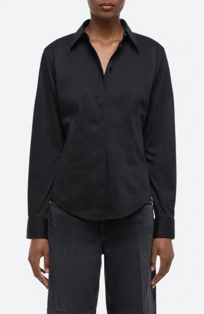 Helmut Lang Darted Shirt In Black