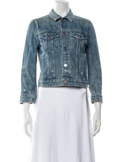 Pre-owned Helmut Lang Denim Jacket In Blue