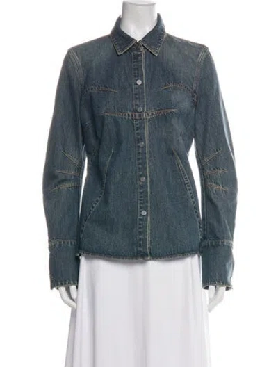 Pre-owned Helmut Lang Denim Jacket In Blue