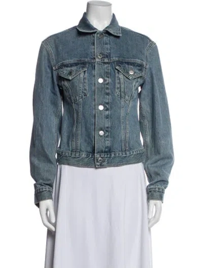 Pre-owned Helmut Lang Denim Jacket In Blue