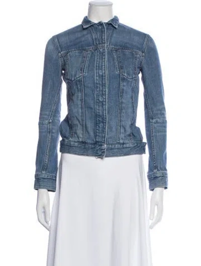 Pre-owned Helmut Lang Denim Jacket In Blue