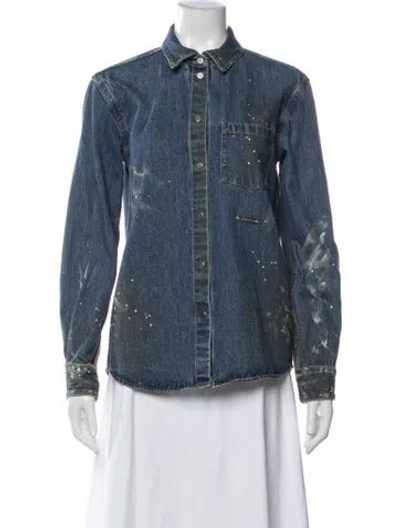 Pre-owned Helmut Lang Denim Jacket In Blue