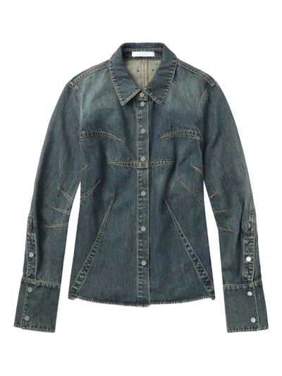 Helmut Lang Denim Panelled Shirt