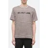 Helmut Lang Men's Check T-shirt With Embroidered Logo In Mini Digital Check Red