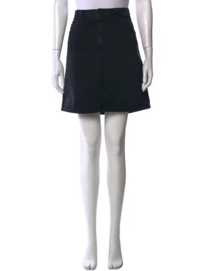 Pre-owned Helmut Lang Distressed Accents Mini Skirt W/ Tags In Black