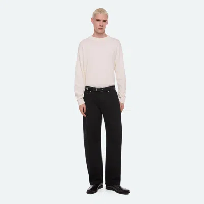 Helmut Lang Distressed Crew In White