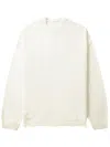 Helmut Lang Pullover Im Distressed-look In Weiss