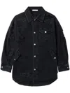 Helmut Lang Distressed-effect Shirt In Schwarz