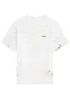 Helmut Lang T-shirt With Print In White