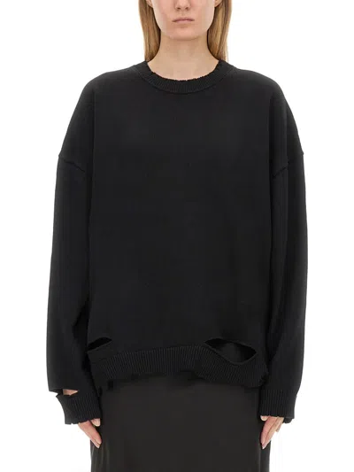 HELMUT LANG DISTRESSED SWEATER