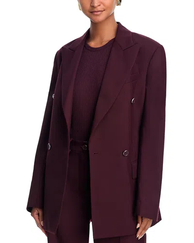 HELMUT LANG DOUBLE BREASTED BELTED BLAZER